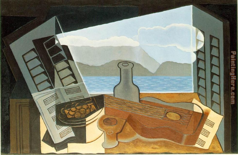 The Open Window painting - Juan Gris The Open Window art painting